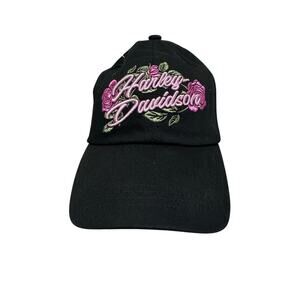 Harley Davidson Purple Rose Ballcap Hat NEW